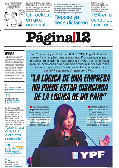 Tapa de la fecha 06-06-2012