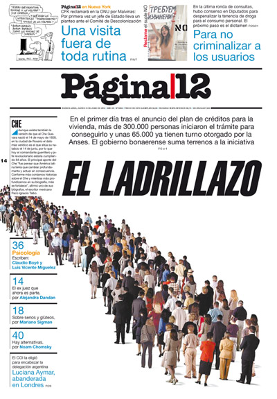 Tapa de la fecha 14-06-2012