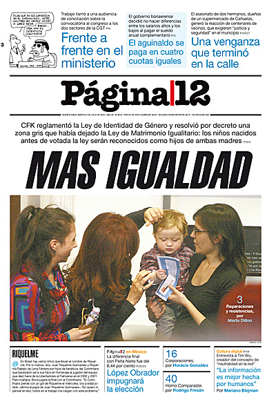 Tapa de la fecha 03-07-2012