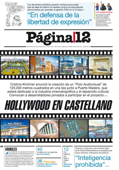 Tapa de la fecha 30-08-2012