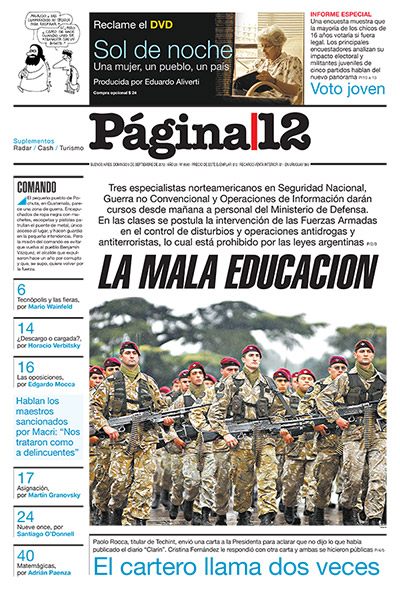 Tapa de la fecha 09-09-2012