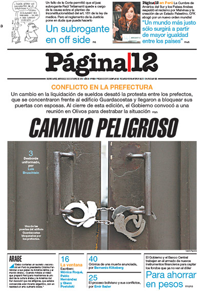 Tapa de la fecha 03-10-2012