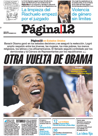 Tapa de la fecha 07-11-2012