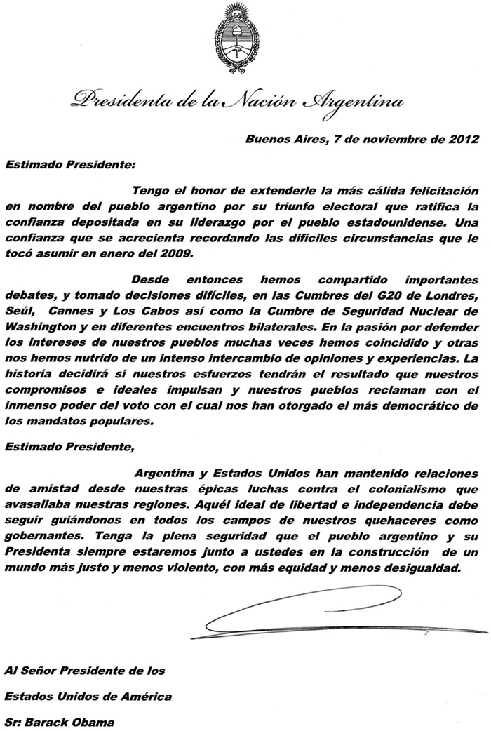 Página/12 :: El mundo :: Carta de buenas intenciones