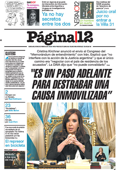 Tapa de la fecha 08-02-2013