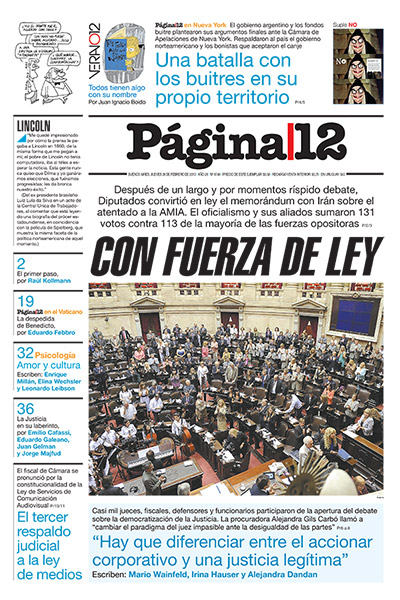 Tapa de la fecha 28-02-2013