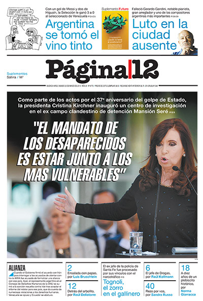 Tapa de la fecha 23-03-2013