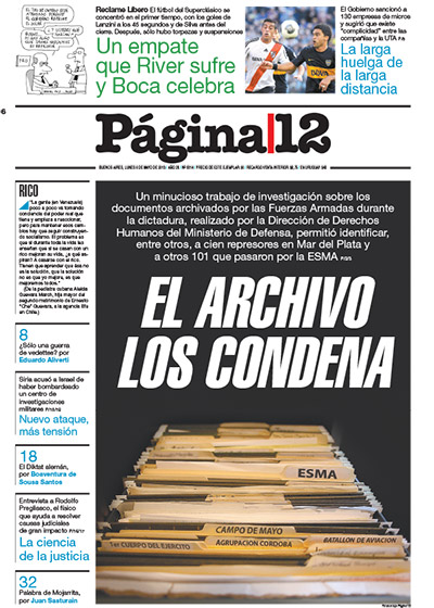 Tapa de la fecha 06-05-2013
