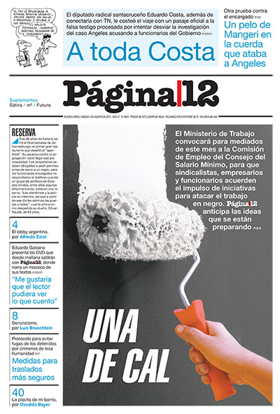 Tapa de la fecha 03-08-2013