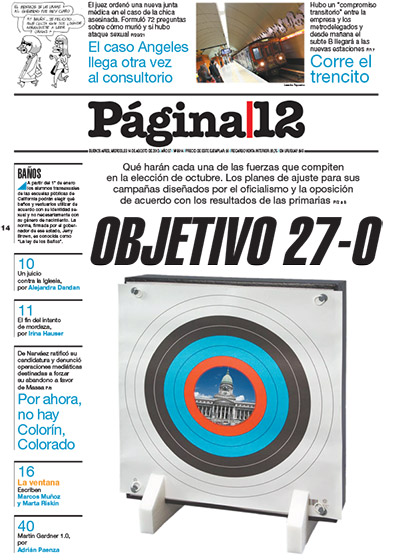 Tapa de la fecha 14-08-2013