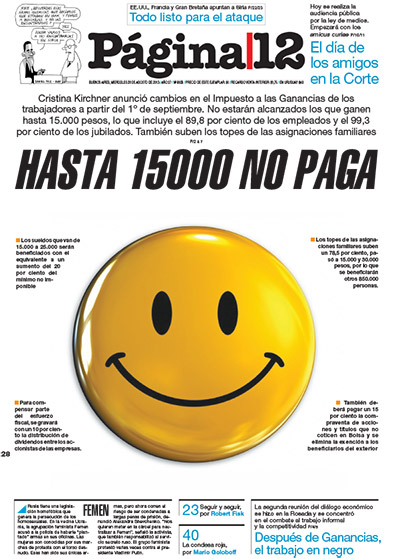 Tapa de la fecha 28-08-2013