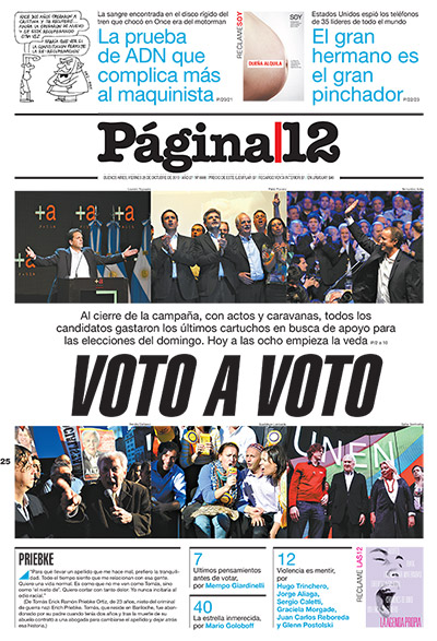 Tapa de la fecha 25-10-2013