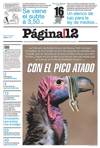 Tapa de la fecha 02-11-2013