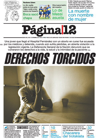 Tapa de la fecha 11-11-2013