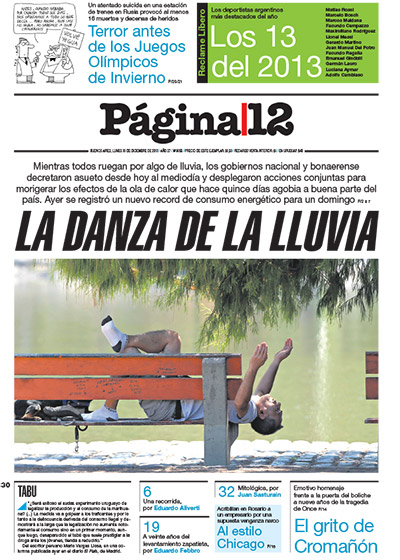 Tapa de la fecha 30-12-2013