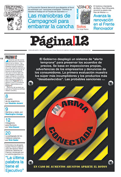 Tapa de la fecha 11-02-2014