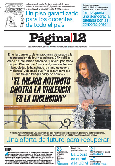 Tapa de la fecha 01-04-2014