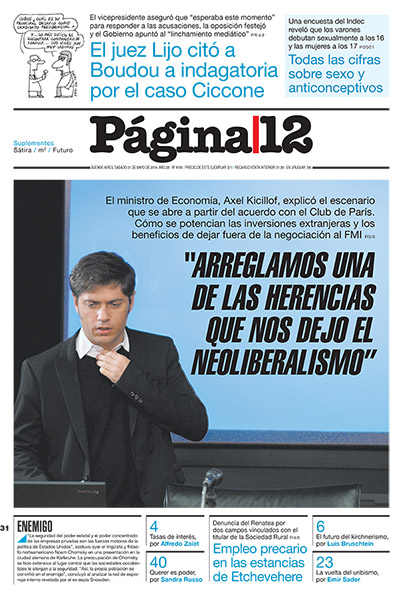 Tapa de la fecha 31-05-2014