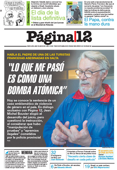 Tapa de la fecha 02-06-2014
