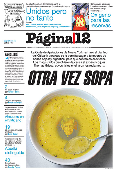 Tapa de la fecha 20-09-2014