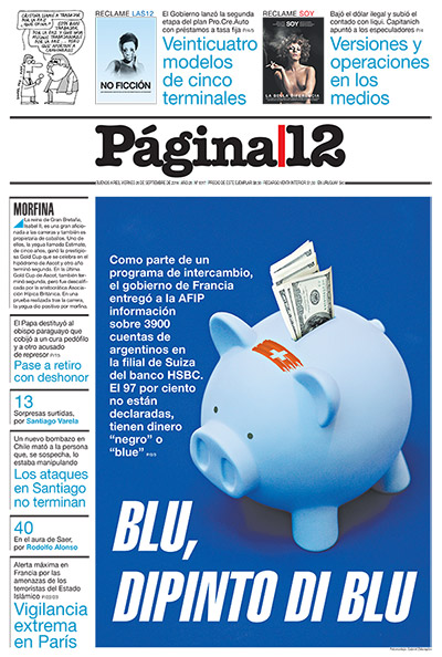 Tapa de la fecha 26-09-2014