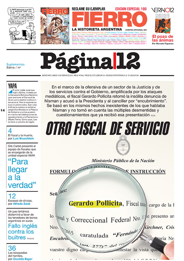 Tapa de la fecha 14-02-2015