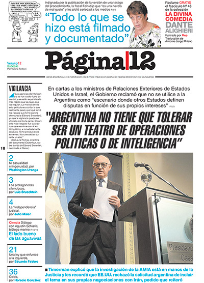 Tapa de la fecha 18-02-2015