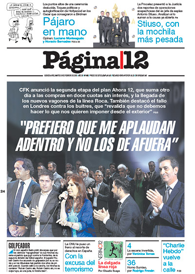 Tapa de la fecha 24-02-2015