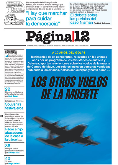 Tapa de la fecha 24-03-2015
