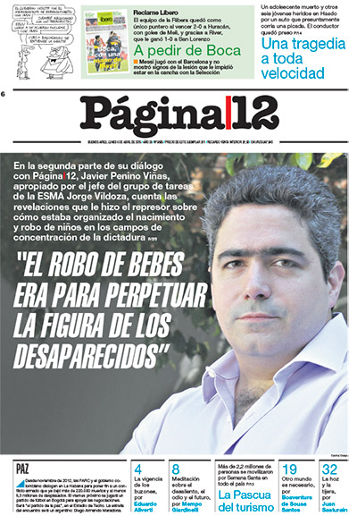 Tapa de la fecha 06-04-2015