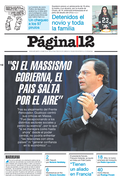 Tapa de la fecha 12-05-2015