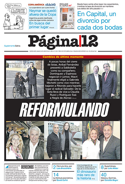 Tapa de la fecha 20-06-2015