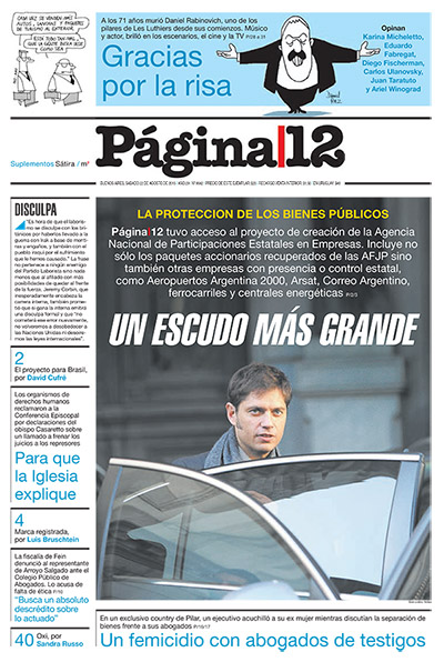 Tapa de la fecha 22-08-2015