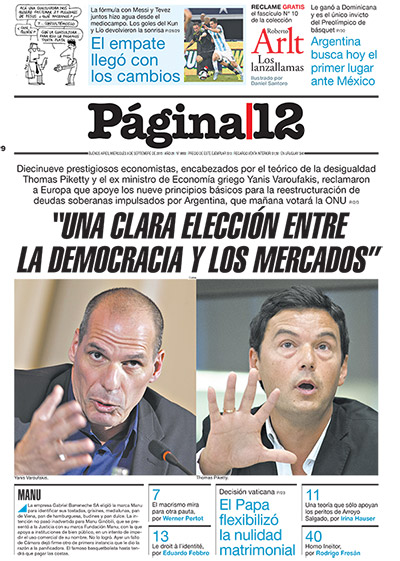 Tapa de la fecha 09-09-2015