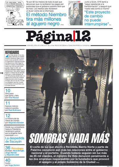 Tapa de la fecha 15-10-2015