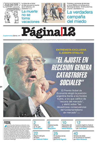 Tapa de la fecha 21-11-2015