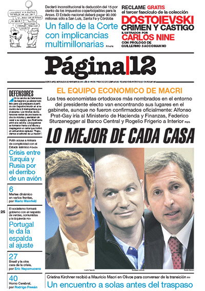 Tapa de la fecha 25-11-2015