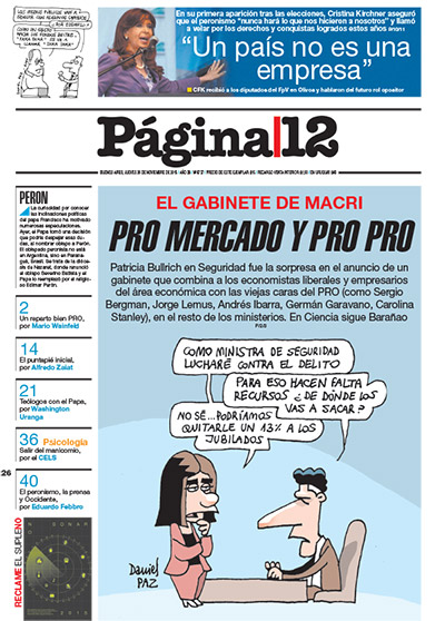 Tapa de la fecha 26-11-2015
