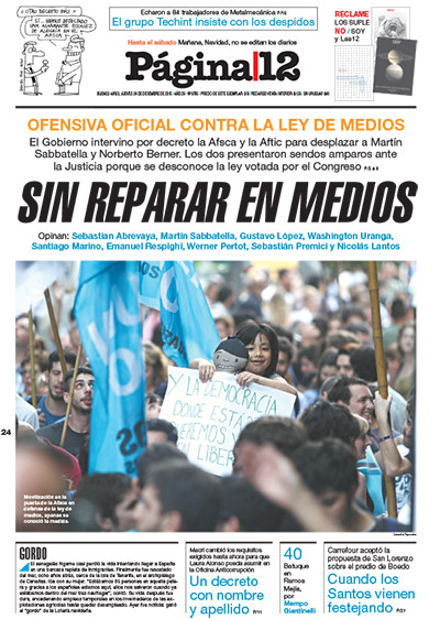 Tapa de la fecha 24-12-2015