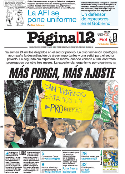 Tapa de la fecha 25-01-2016