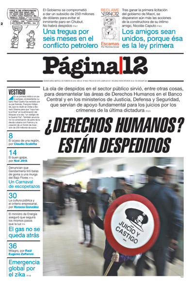 Tapa de la fecha 02-02-2016