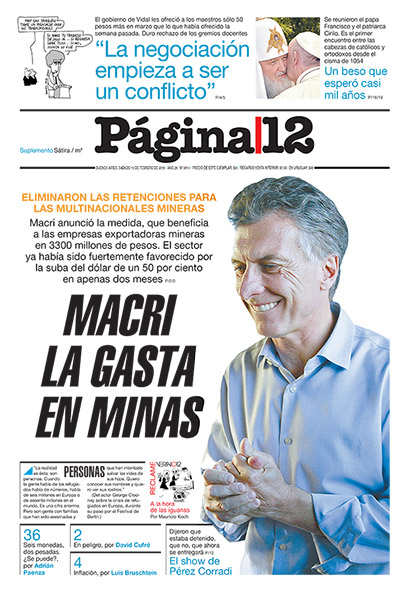 Tapa de la fecha 13-02-2016