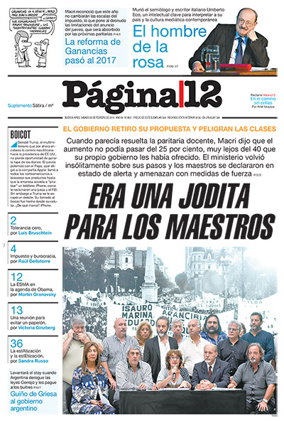 Tapa de la fecha 20-02-2016