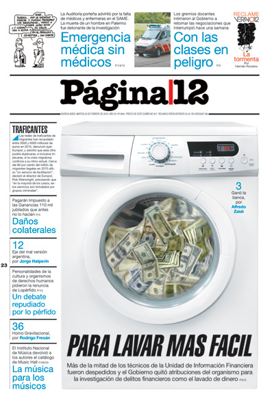 Tapa de la fecha 23-02-2016