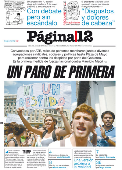 Tapa de la fecha 25-02-2016