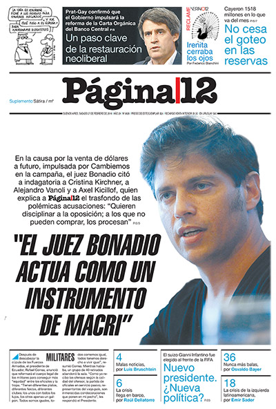 Tapa de la fecha 27-02-2016