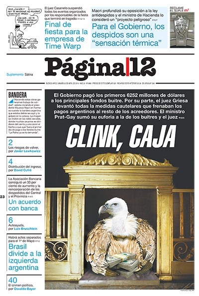 Tapa de la fecha 23-04-2016