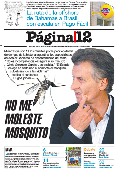 Tapa de la fecha 09-05-2016