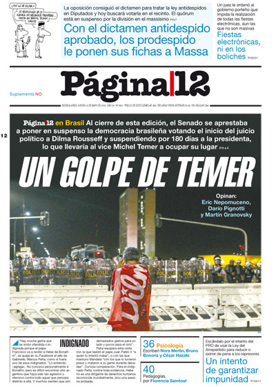 Tapa de la fecha 12-05-2016