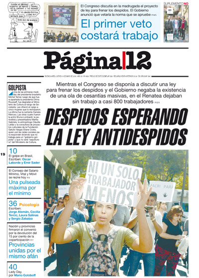 Tapa de la fecha 19-05-2016